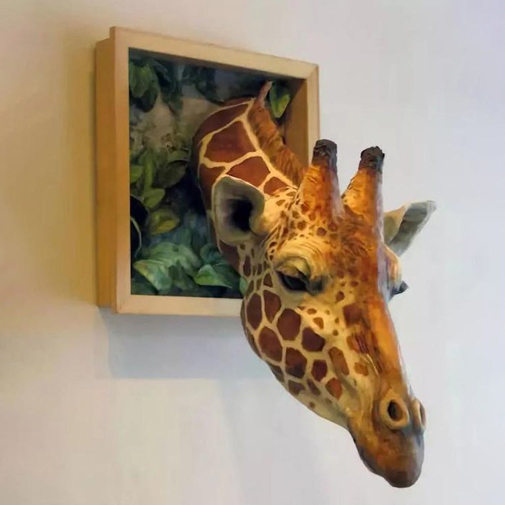 Fun Animal 3D Wall Art Decoration - Befez