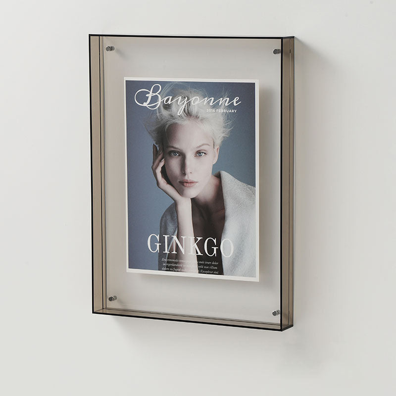 Clear Glass Picture Frame Table Lamp Modern Display