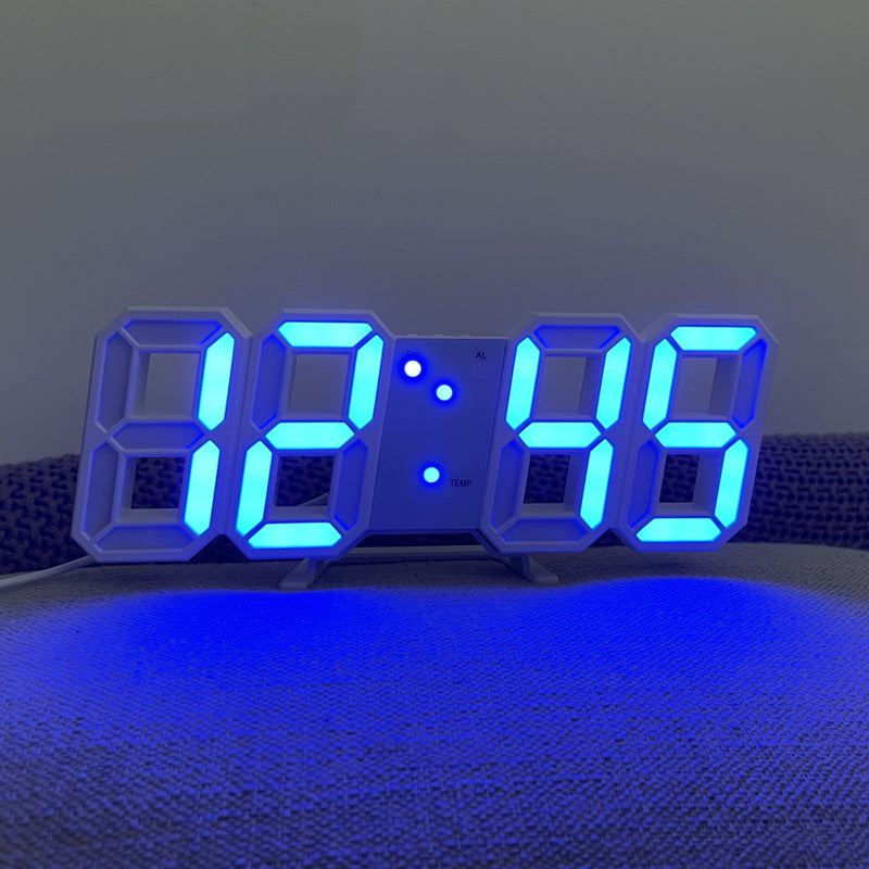 Modern LED Wall Clock Home Decor Display
