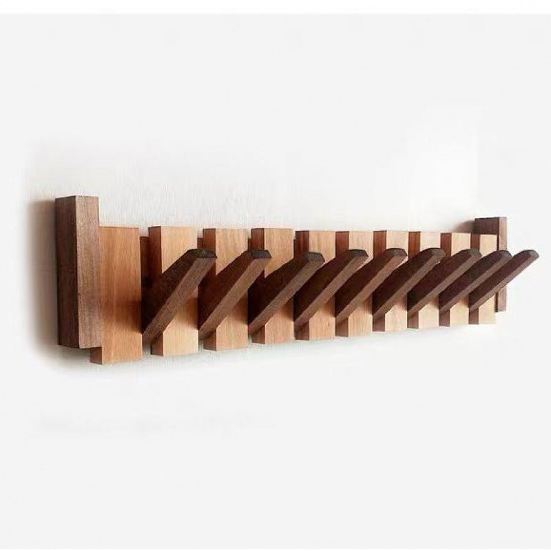Sturdy Wooden Coat Hook Wall Mount Rack - Befez