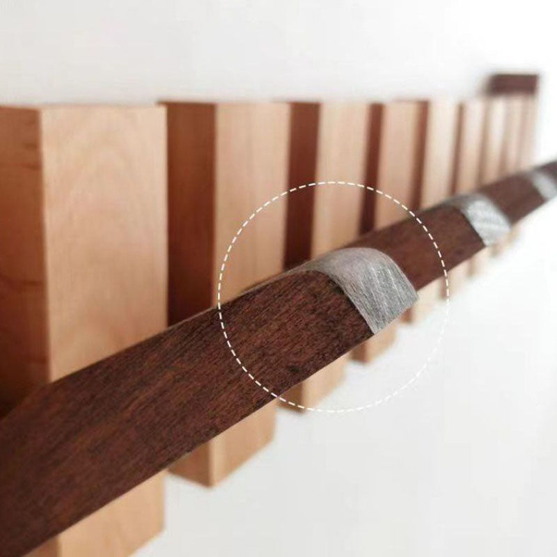 Sturdy Wooden Coat Hook Wall Mount Rack