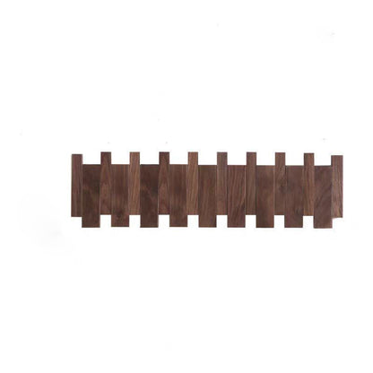 Sturdy Wooden Coat Hook Wall Mount Rack