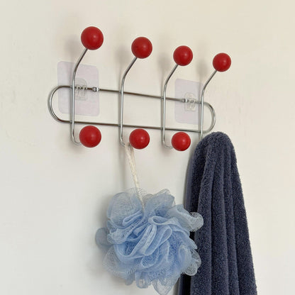 Hidden Wall Mount Iron Coat Hook with Storage