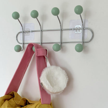 Hidden Wall Mount Iron Coat Hook with Storage