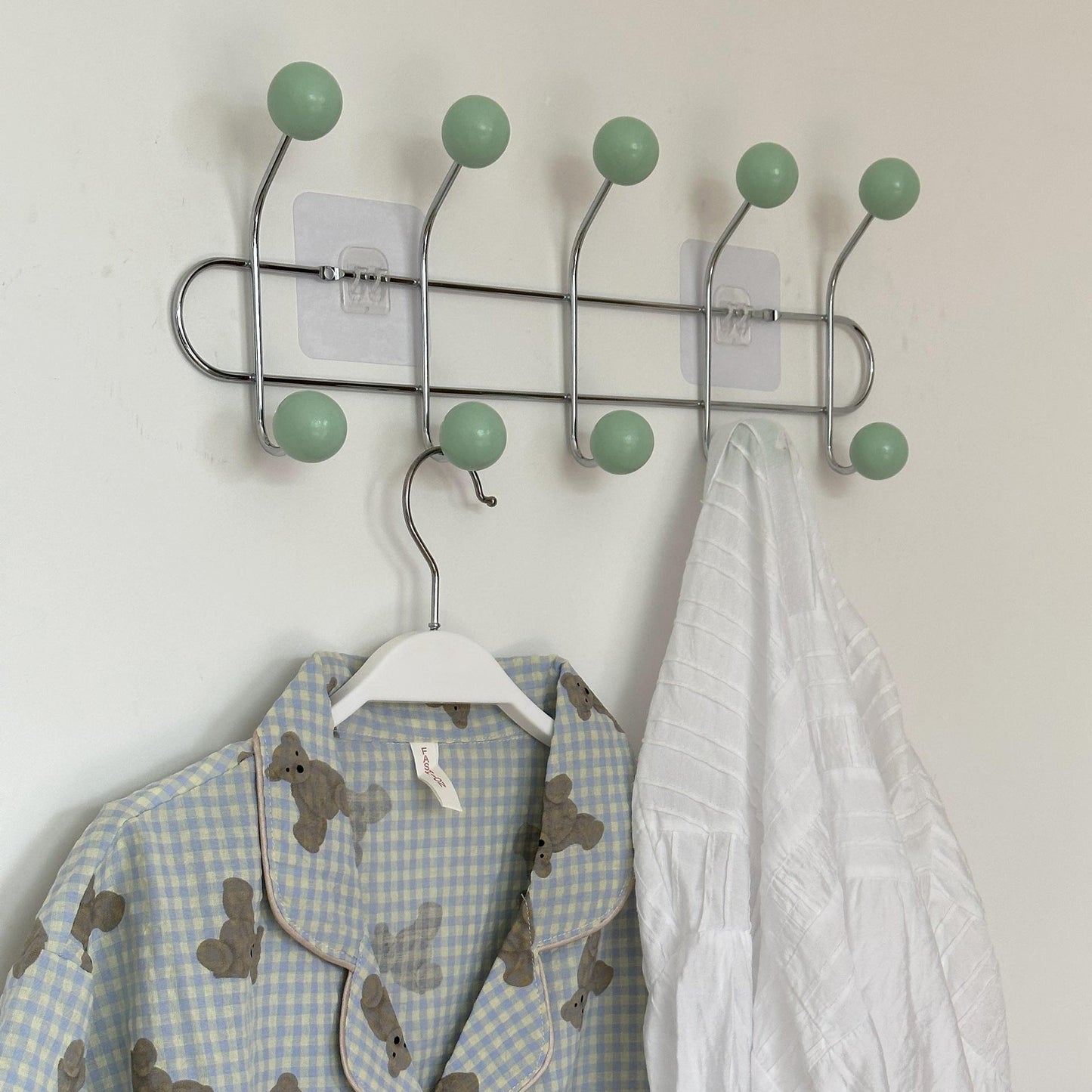 Hidden Wall Mount Iron Coat Hook with Storage