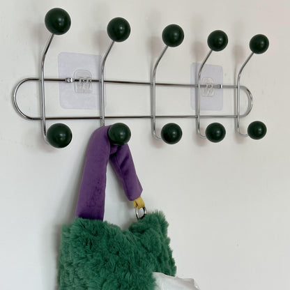 Hidden Wall Mount Iron Coat Hook with Storage