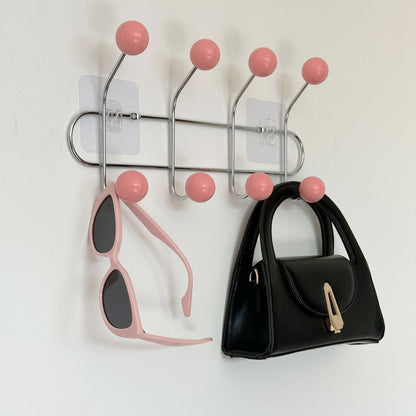 Hidden Wall Mount Iron Coat Hook with Storage