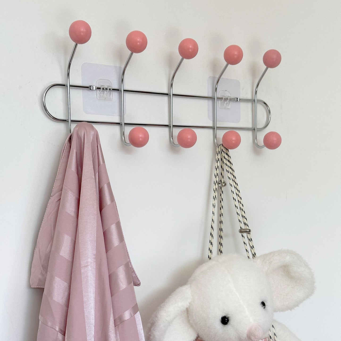 Hidden Wall Mount Iron Coat Hook with Storage