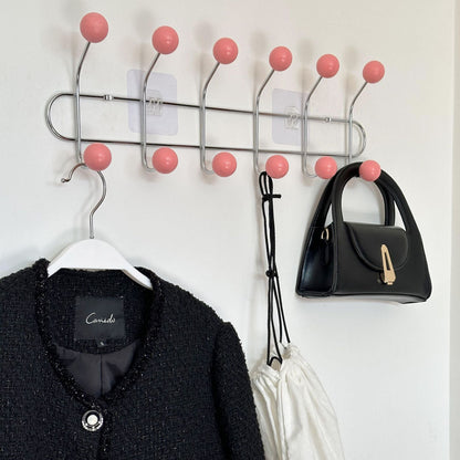 Hidden Wall Mount Iron Coat Hook with Storage