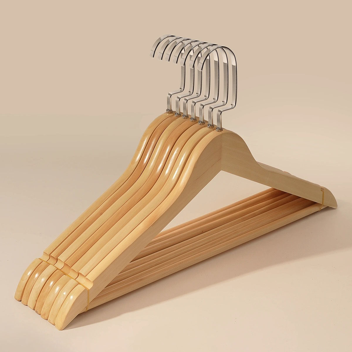 Sturdy Wooden Clothes Hanger Natural Drying Rack