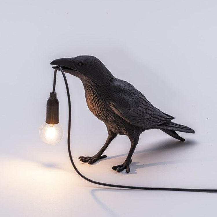 Unique Bird Shaped Table Lamp Decorative Bedside Light