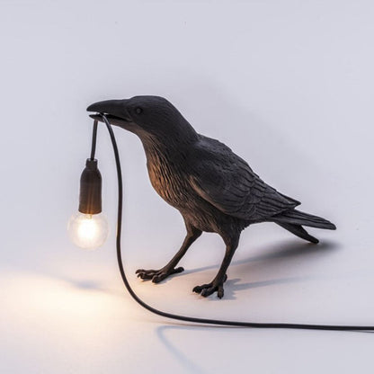 Unique Bird Shaped Table Lamp Decorative Bedside Light
