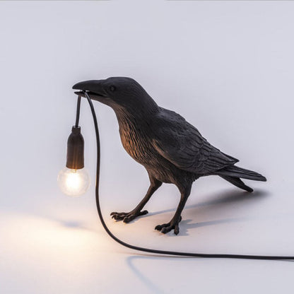 Unique Bird Shaped Table Lamp Decorative Bedside Light