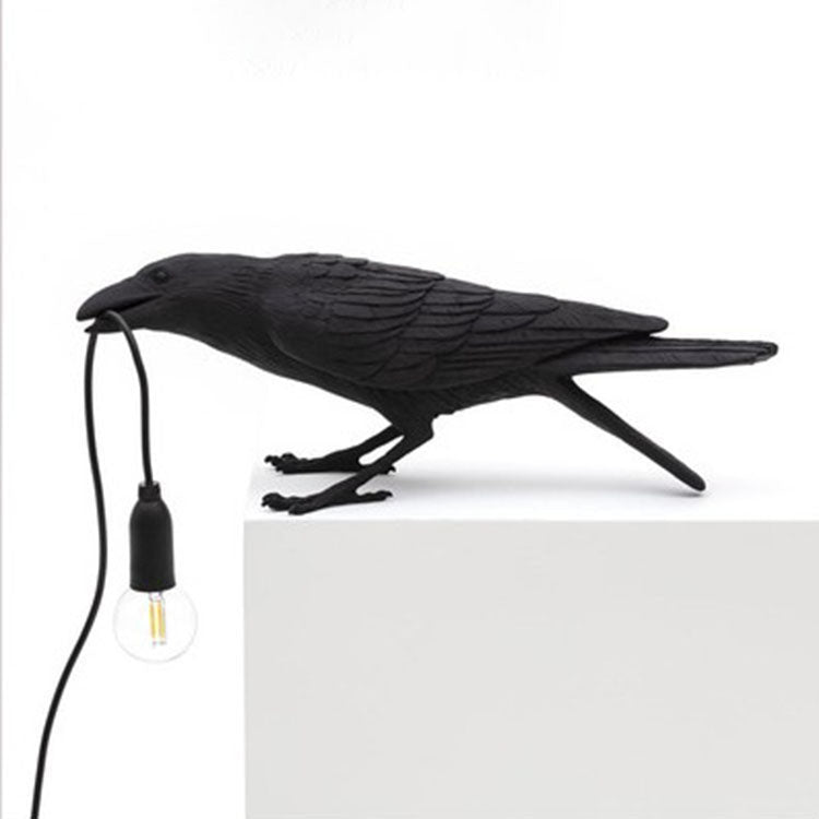 Unique Bird Shaped Table Lamp Decorative Bedside Light