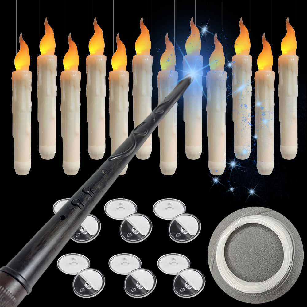 Colorful LED Wax Halloween Candle Light Decoration - Befez