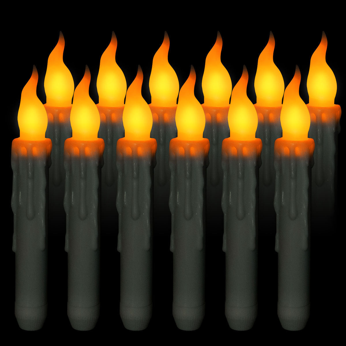 Colorful LED Wax Halloween Candle Light Decoration
