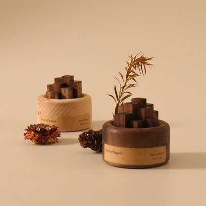 Natural Wood Essential Oil Diffuser for Home and Car