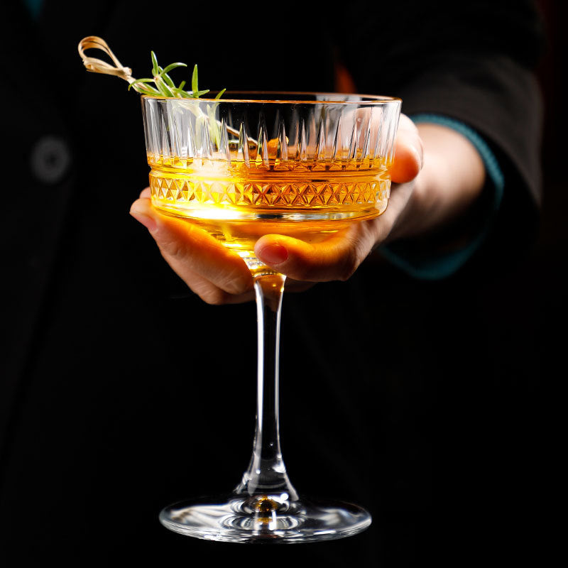 Luxury Handcrafted Martini Cocktail Glass