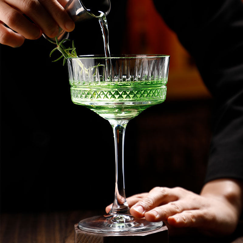 Luxury Handcrafted Martini Cocktail Glass