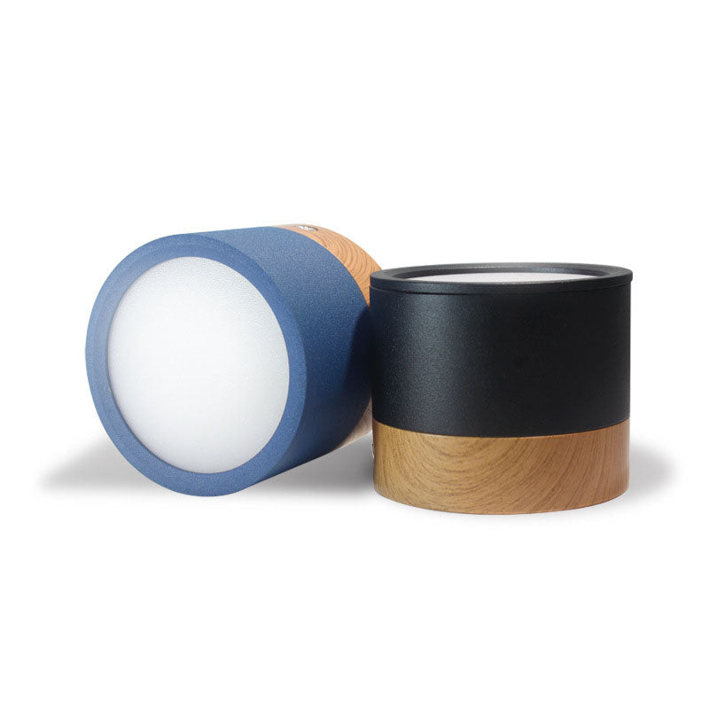 Recessed LED Downlight 12W Wooden Finish Adjustable