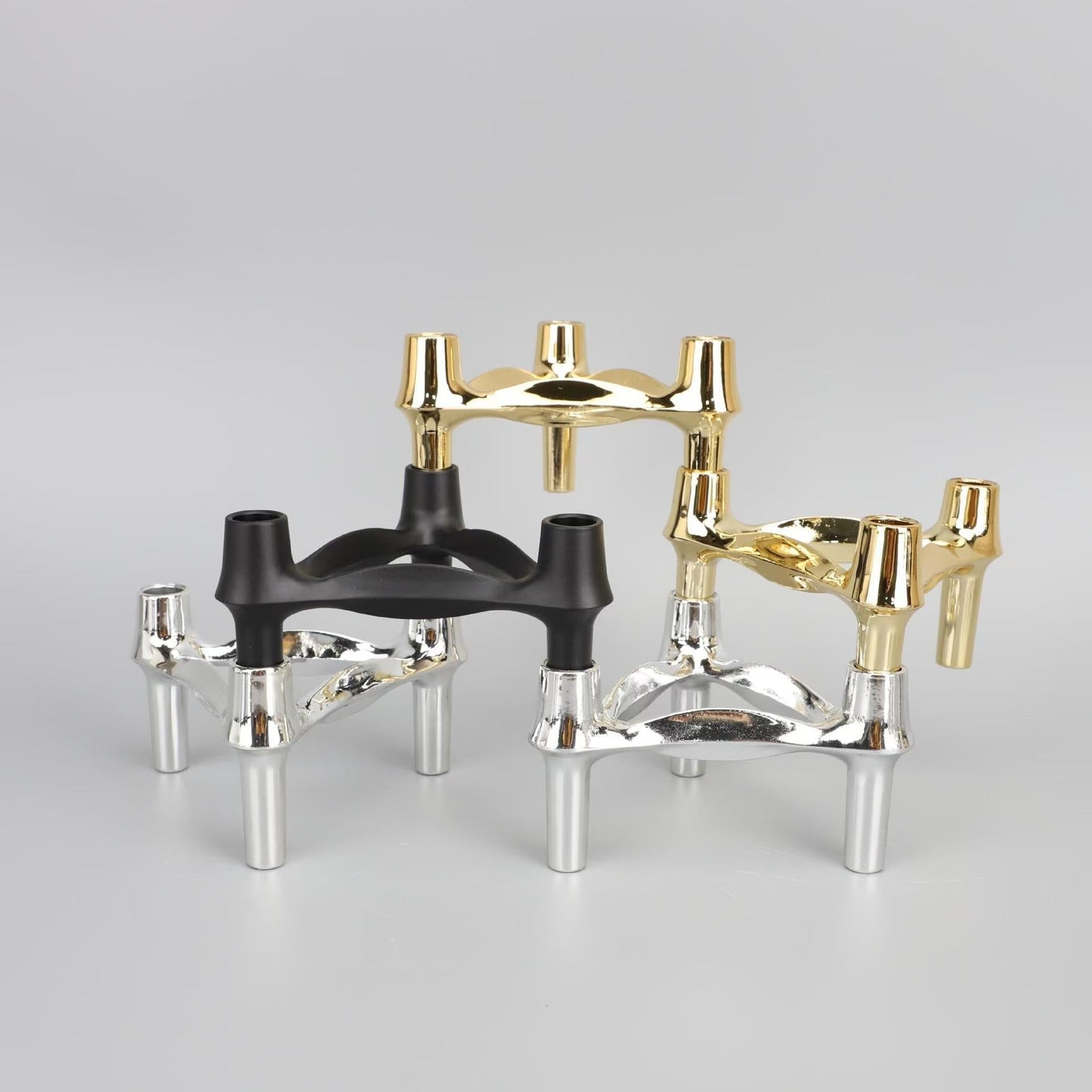 Unique Metal Candle Holder Table Decor
