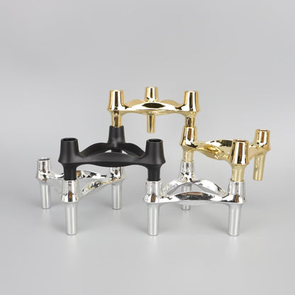 Unique Metal Candle Holder Table Decor