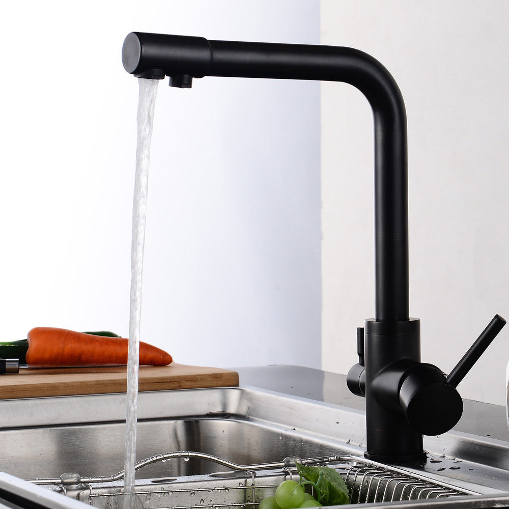 Luxury Copper 3-In-1 Kitchen Sink Faucet - Befez