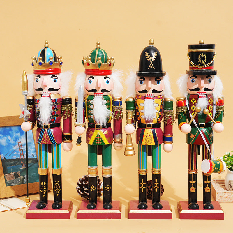 Traditional Handcrafted Wooden Nutcracker Figure - Befez
