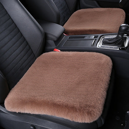 Warm Plush Rabbit Car Seat Pad for Winter