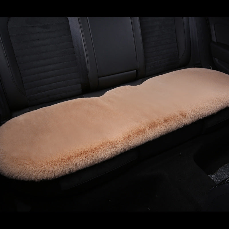Warm Plush Rabbit Car Seat Pad for Winter