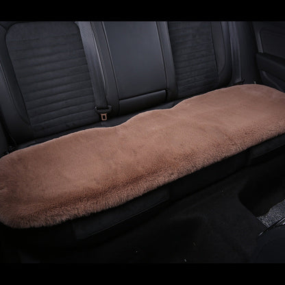 Warm Plush Rabbit Car Seat Pad for Winter