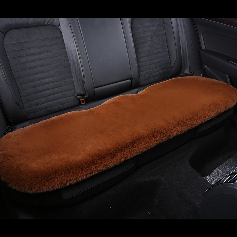 Warm Plush Rabbit Car Seat Pad for Winter