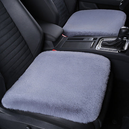 Warm Plush Rabbit Car Seat Pad for Winter
