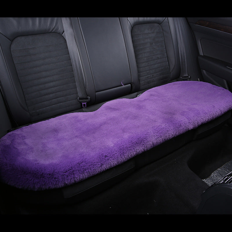 Warm Plush Rabbit Car Seat Pad for Winter