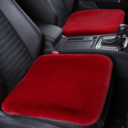 Warm Plush Rabbit Car Seat Pad for Winter