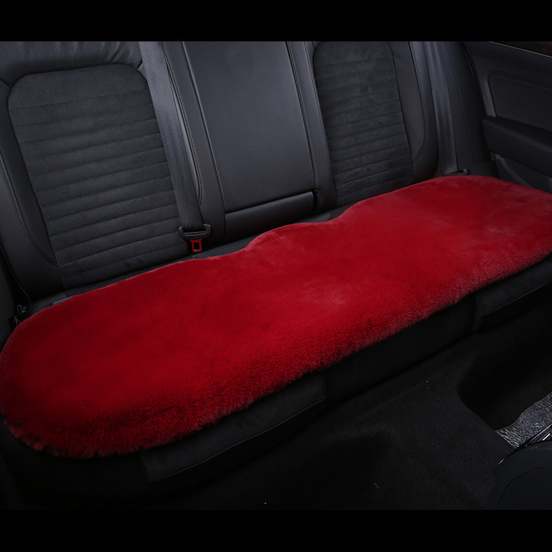 Warm Plush Rabbit Car Seat Pad for Winter
