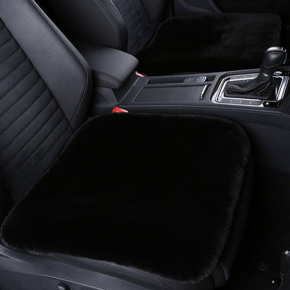 Warm Plush Rabbit Car Seat Pad for Winter