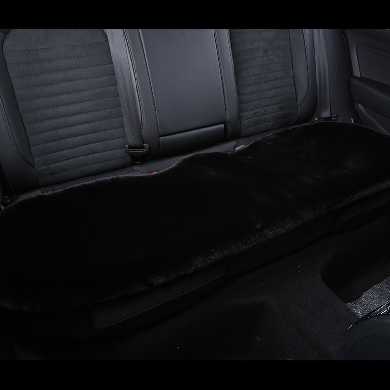 Warm Plush Rabbit Car Seat Pad for Winter