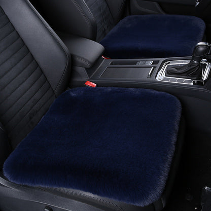 Warm Plush Rabbit Car Seat Pad for Winter