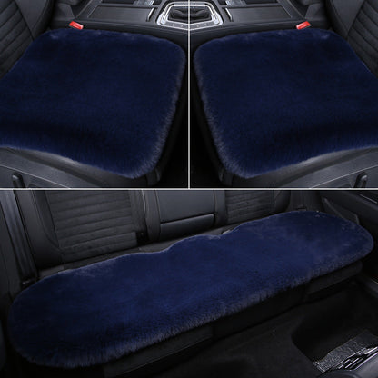 Warm Plush Rabbit Car Seat Pad for Winter