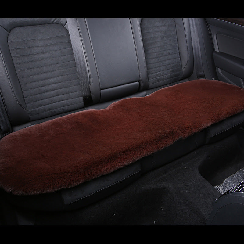 Warm Plush Rabbit Car Seat Pad for Winter