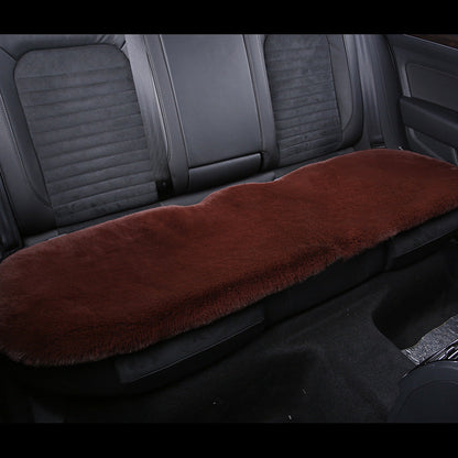 Warm Plush Rabbit Car Seat Pad for Winter