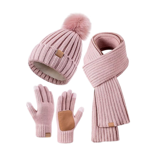 Warm Winter Hat Scarf Gloves Set for Men Women - Befez