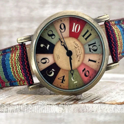 Colorful Rainbow Wrist Watch