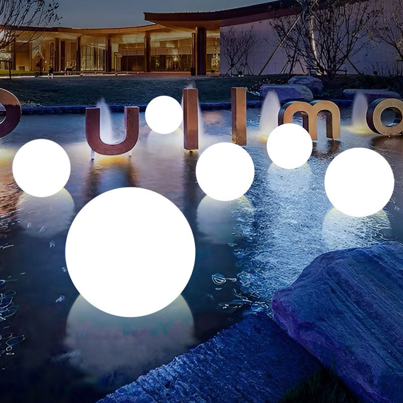 Colorful LED Globe Table Lamp