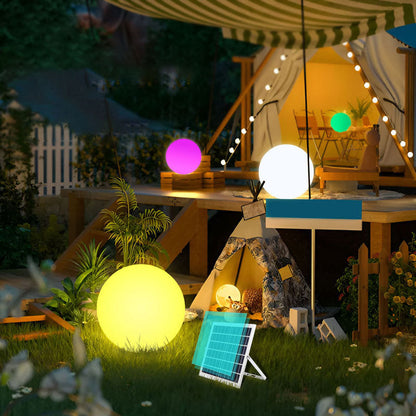 Colorful LED Globe Table Lamp