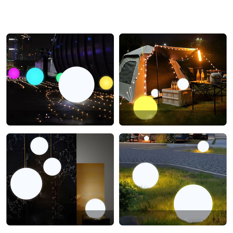Colorful LED Globe Table Lamp