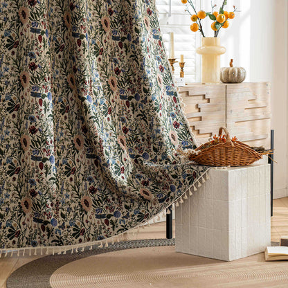 Rustic Farmhouse Style Ready Made Curtain