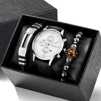 Stylish Leather Watch Set