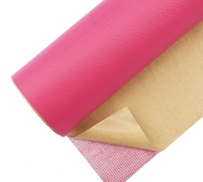 Fun Lychee Print Sticky Faux Leather Patch